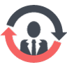 An icon for Analytics from Rescue My Business.
